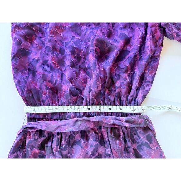 NWT Ramy Brook Michelle Silk Blend One Shoulder Dress in Vibrant Purple Size 0 - Picture 13 of 14